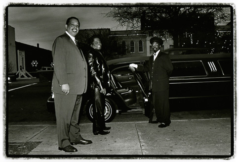 James Brown and his limo
